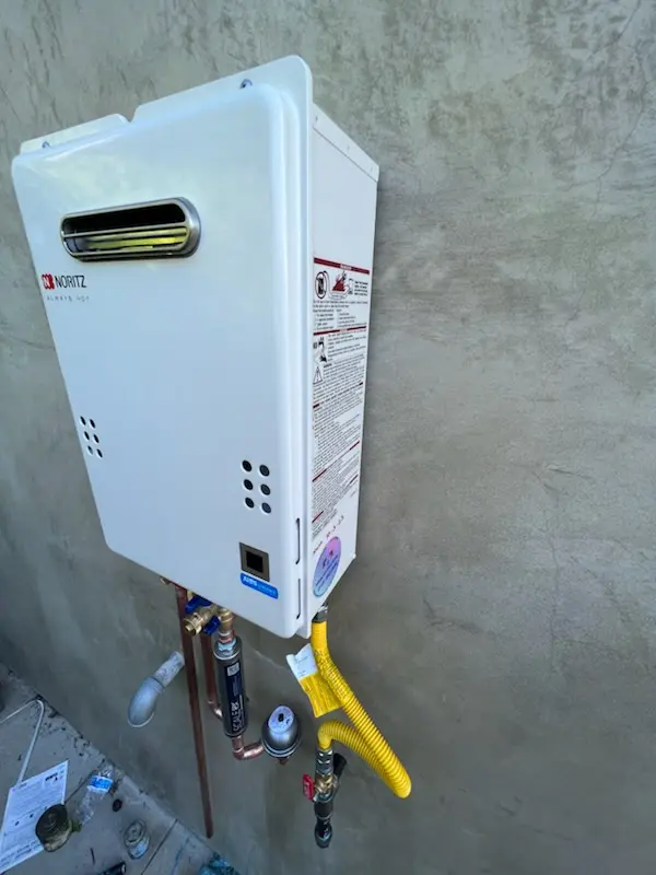 Tankless water heater installation for North Reading homes
